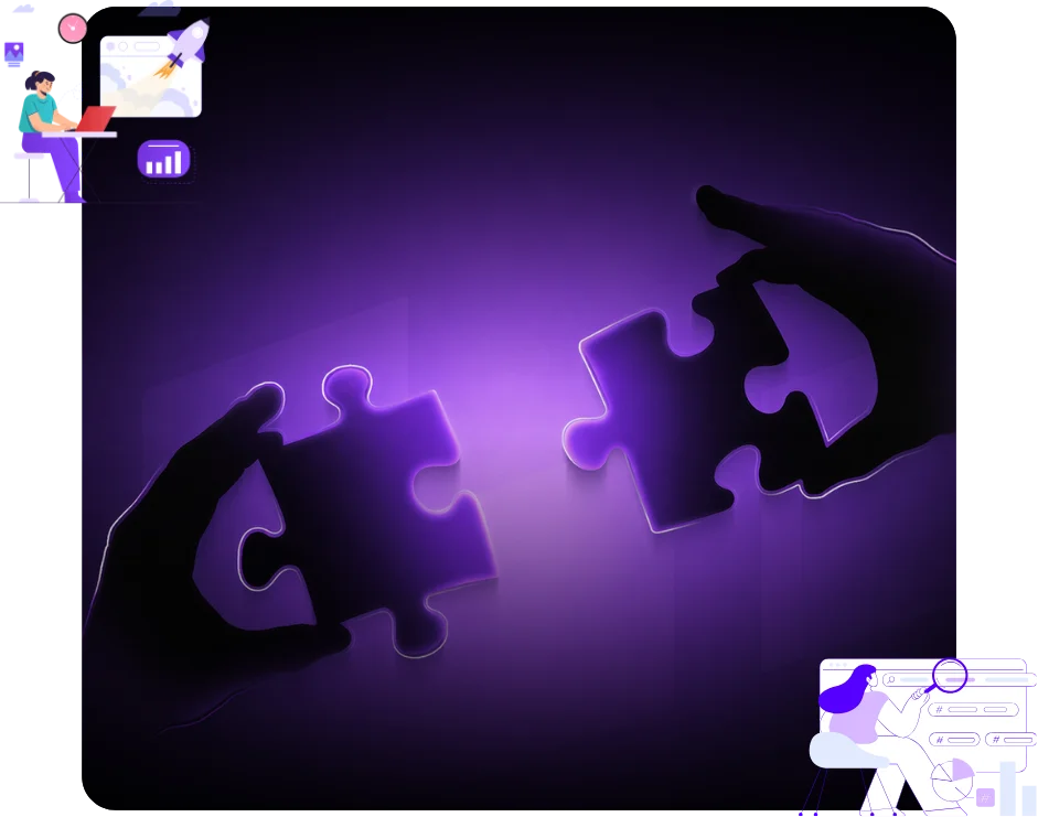Marketing puzzle pieces
